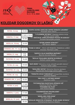 TEDNI LJUBITELSJKE KULTURE 2025