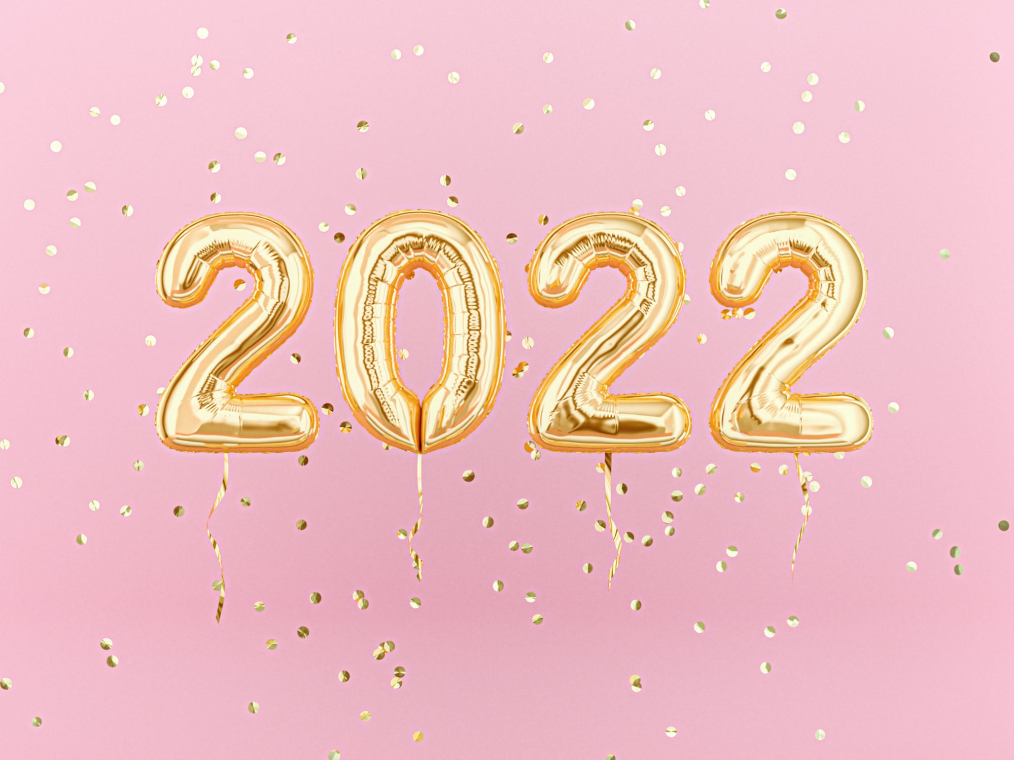 new year 2022 celebration gold foil balloons royalty free image 1639158747